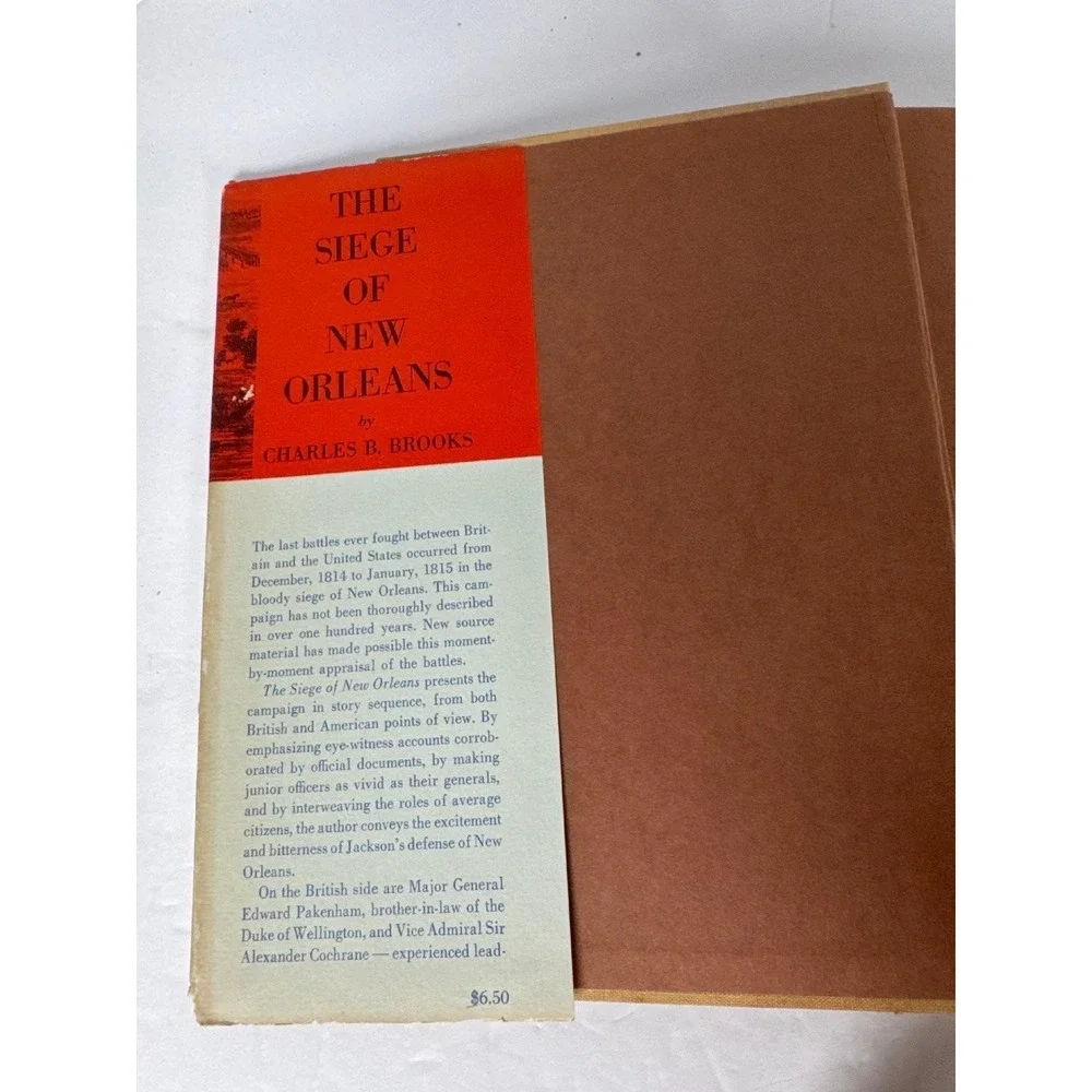 The Siege of New Orleans Charles B. Brooks 1961 First Edition History Military